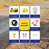 Ezi-Jak 3T 12V Electric Hydraulic Jack & Air Compressor - All-in-One Tyre Changing Kit | AS/NZS2693 Approved